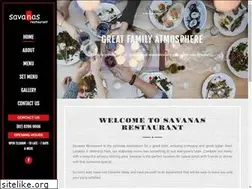 Sites similar to savanasrestaurant.com.au