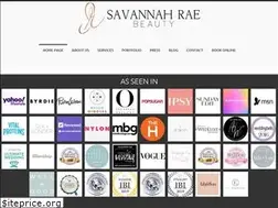 Sites similar to savannahraebeauty.com