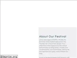 Sites similar to savannahvoicefestival.org