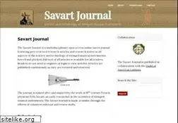 Sites similar to savartjournal.org