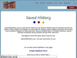 Sites similar to savedwebhistory.org
