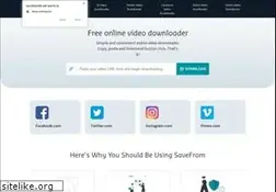 Sites similar to savefrom4k.net