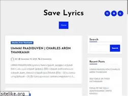 Sites similar to savelyrics.com