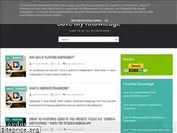 Sites similar to savemyknowledge.blogspot.com