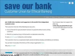 Sites similar to saveourbank.coop
