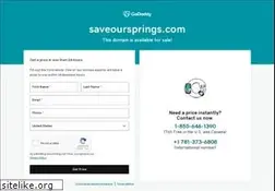 Sites similar to saveoursprings.com