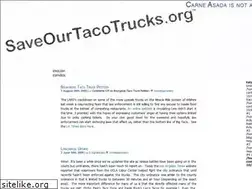 Sites similar to saveourtacotrucks.org