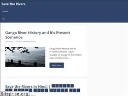 Sites similar to savetherivers.in