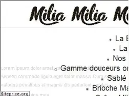 Sites similar to saveurmilia.fr