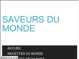 Sites similar to saveursdumonde.net