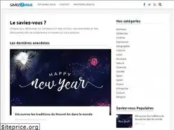 Sites similar to saviezvous.fr