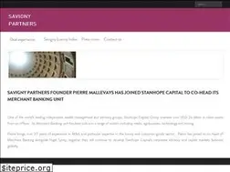 Sites similar to savignypartners.com