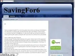 Sites similar to savingfor6.blogspot.com