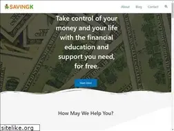 Sites similar to savingk.com