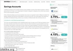 Sites similar to savingsaccounts.com