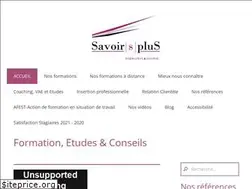 Sites similar to savoirs-plus.com