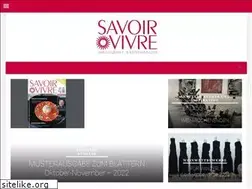 Sites similar to savoirvivre.de