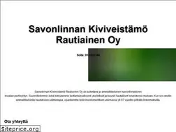 Sites similar to savonlinnankiviveistamo.fi