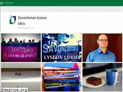 Sites similar to savonlinnanlyseo.fi