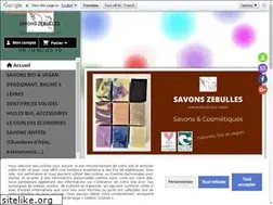 Sites similar to savons-zebulles.com