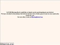 Sites similar to savorblowingrock.com