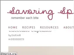 Sites similar to savoringspoon.com