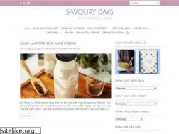 Sites similar to savourydays.com