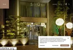 Sites similar to savoy.de