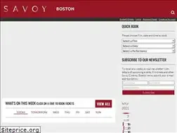 Sites similar to savoyboston.co.uk