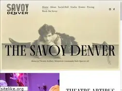 Sites similar to savoydenver.com