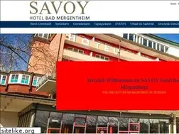 Sites similar to savoyhotel-bad-mergentheim.de