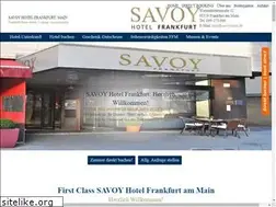 Sites similar to savoyhotel-frankfurt.de