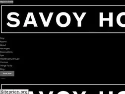 Sites similar to savoyhotel.ca