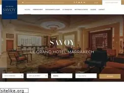 Sites similar to savoylegrandhotelmarrakech.com