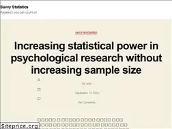 Sites similar to savvystatistics.com