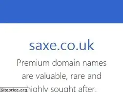 Sites similar to saxe.co.uk