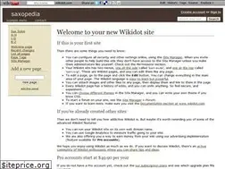 Sites similar to saxopedia2.wikidot.com