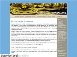 Sites similar to saxophone-lessons.com