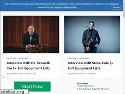 Sites similar to saxophonelessons.com