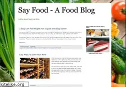 Sites similar to say-food.blogspot.com