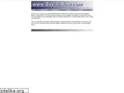 Sites similar to say-it-now.com