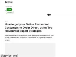 Sites similar to say2eat.medium.com