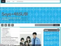 Sites similar to sayadan48sub.blogspot.com