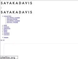 Sites similar to sayakadavis.com