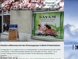 Sites similar to sayam-thaimassage-berlin.de