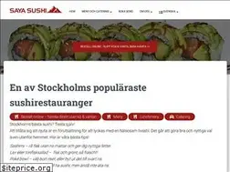 Sites similar to sayasushi.se