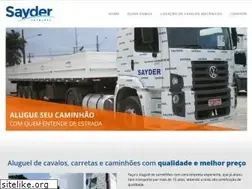 Sites similar to sayderlogistica.com.br