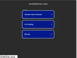 Sites similar to sayerrental.com