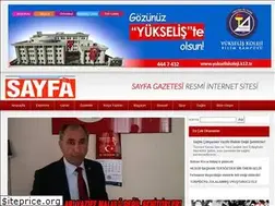 Sites similar to sayfagazetesi.com