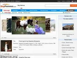 Sites similar to sayfamous.com